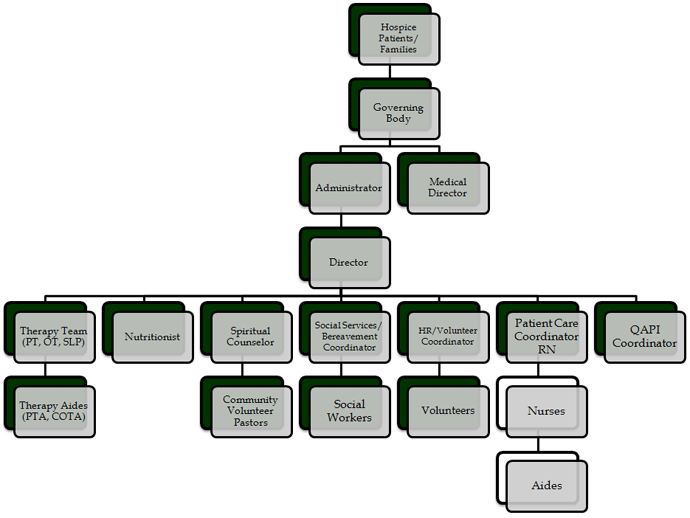 Hospice Organizational Chart